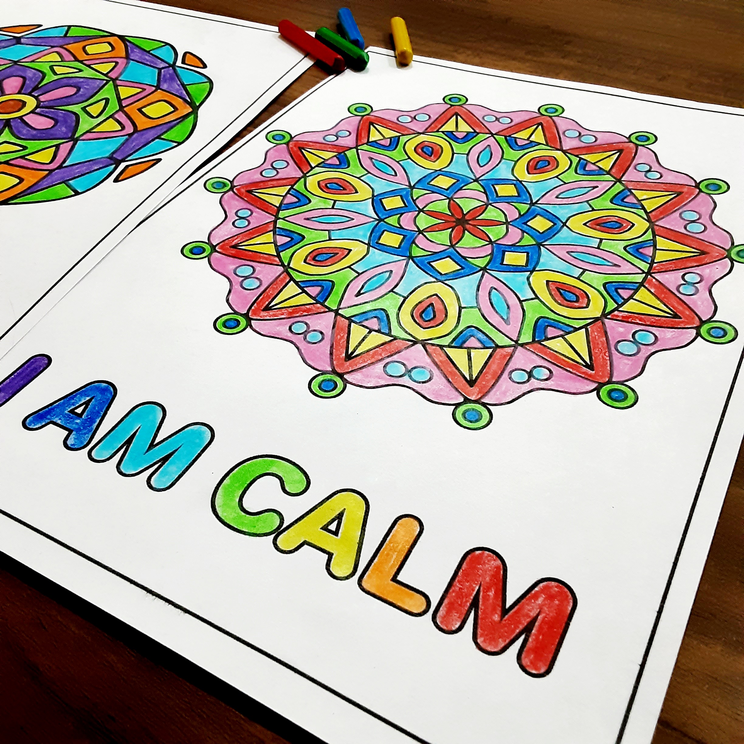 Mandala coloring pages for kids mindfulness coloring pages mindfullness made by teachers