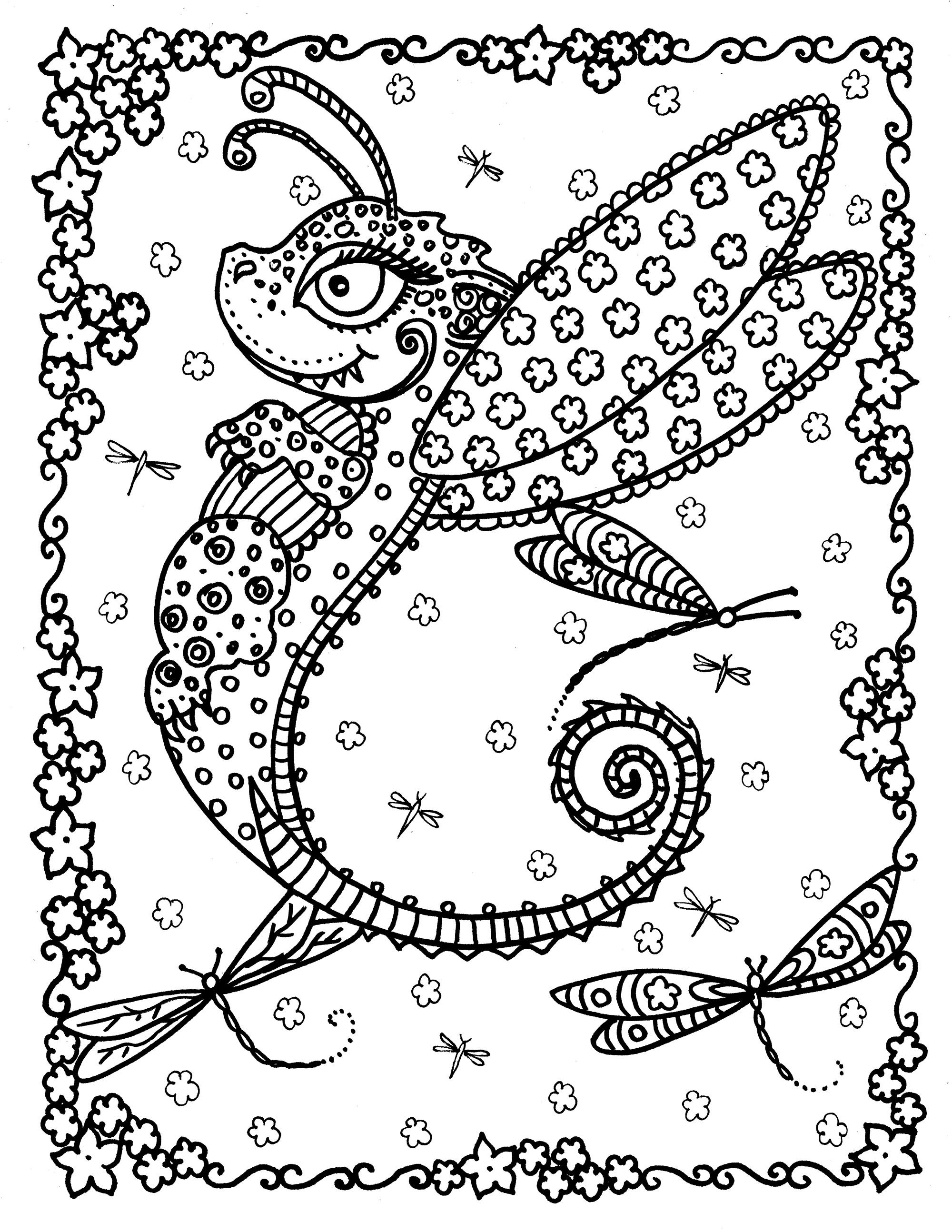 Butterfly dragon by deborah muller