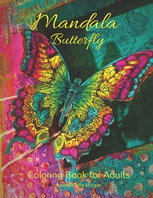 Mandala butterfly coloring book for adults stress relieving mandala designs with butterflies for adults