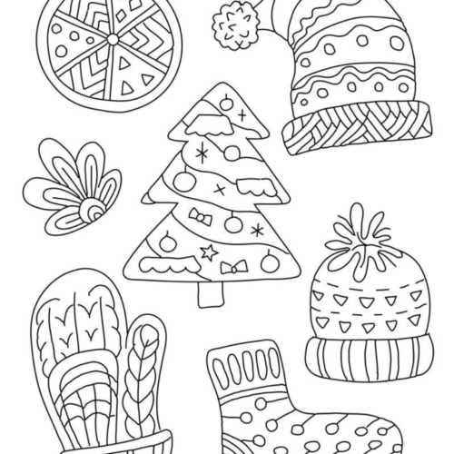 Christmas gingerbread vector coloring pages winter newyear doodle mandala made by teachers