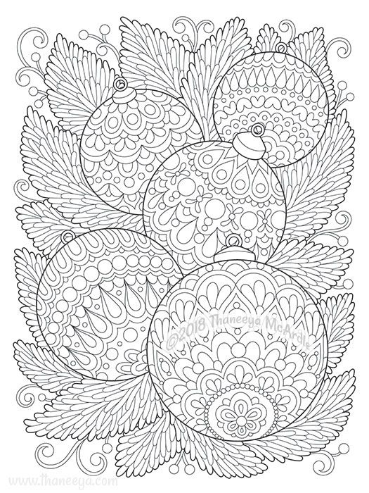 Get in the holiday spirit with thaneeya mcardles festive coloring book