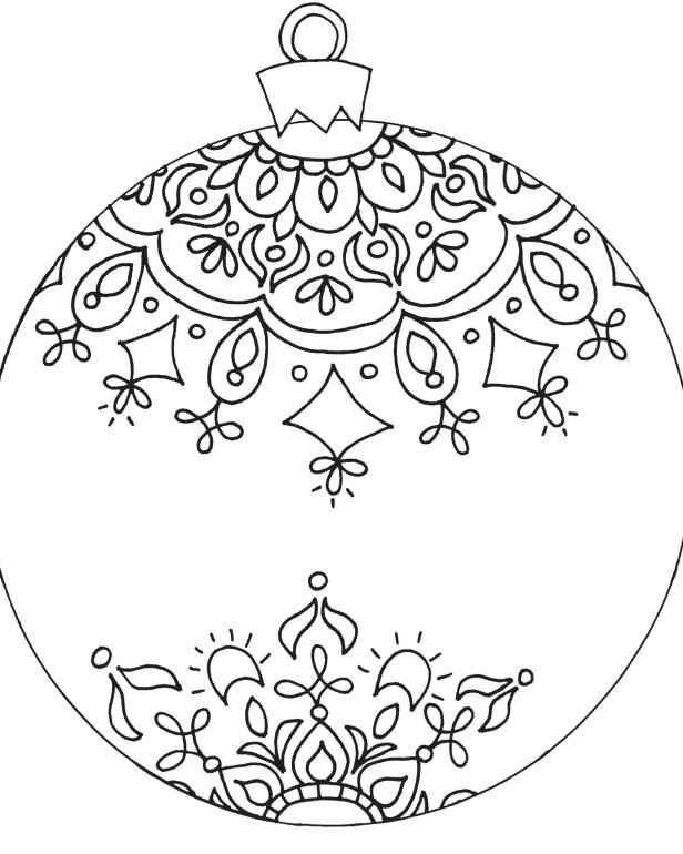 Printable and free christmas templates printable christmas coloring pages christmas ornament template snowflake coloring pages