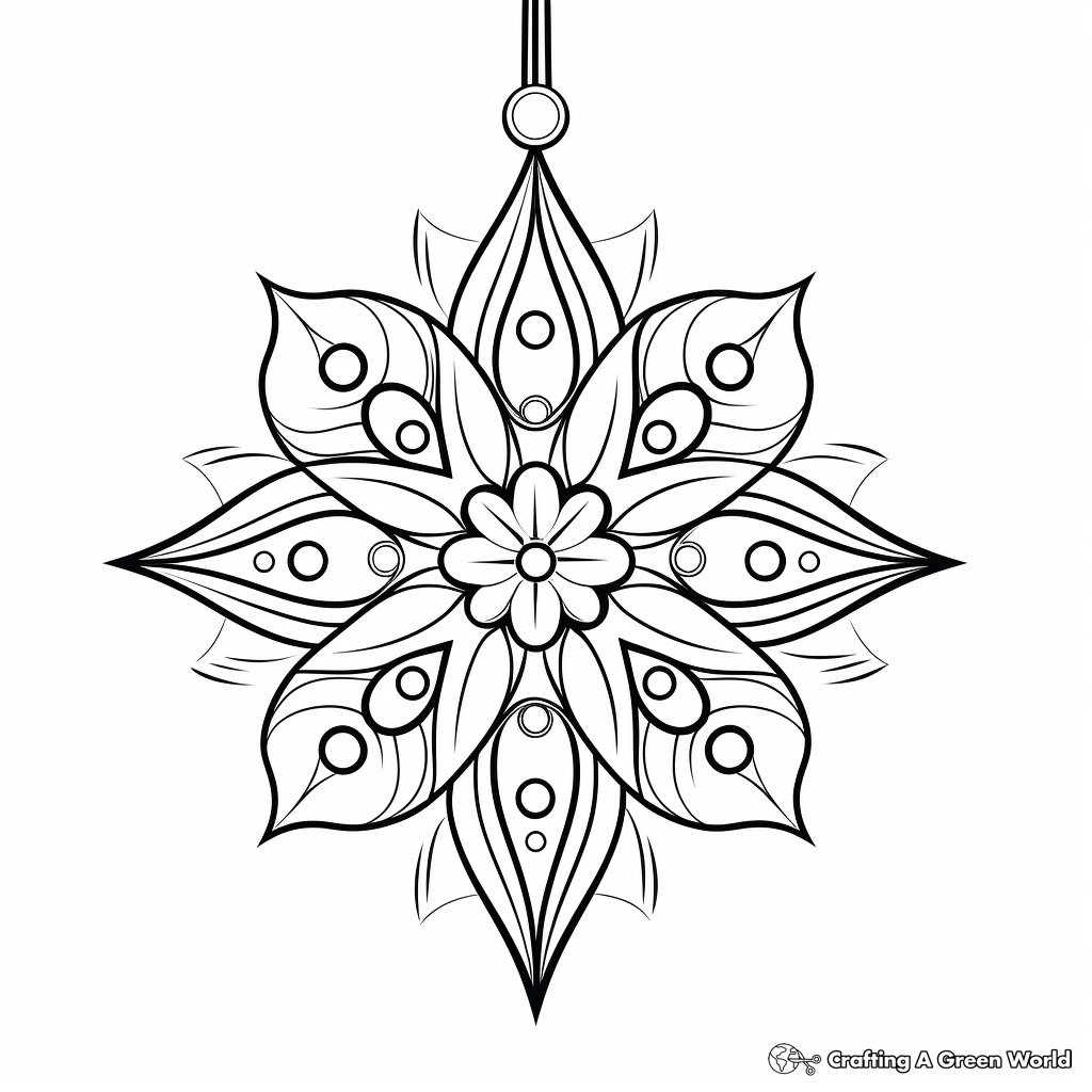 Ornament coloring pages