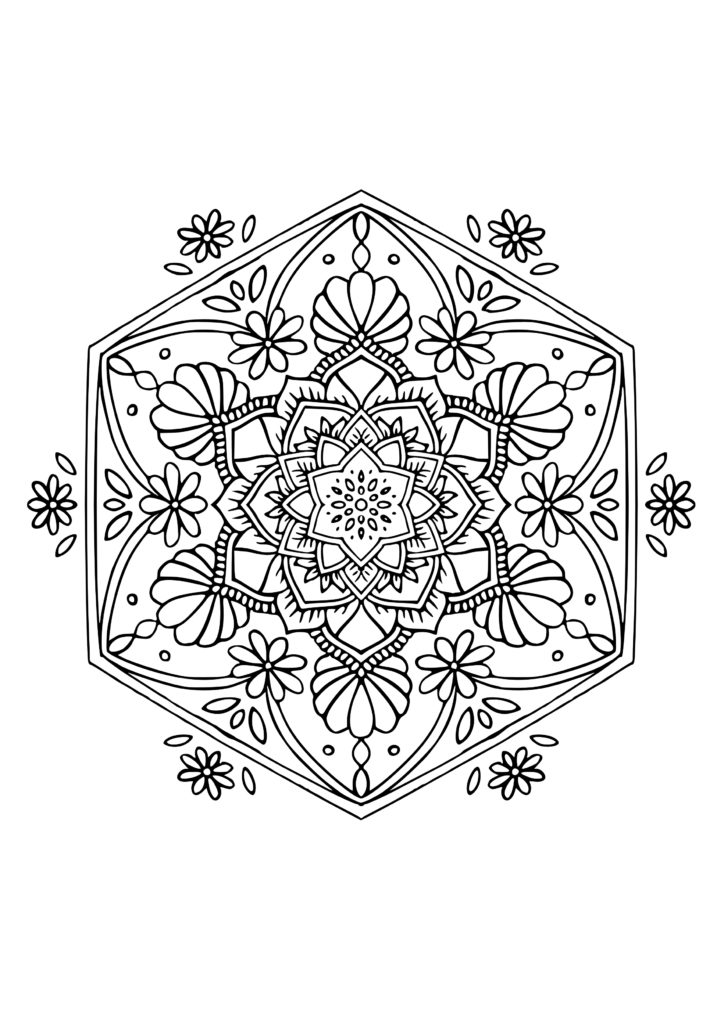 Best flower mandala coloring pages ðððº free printables