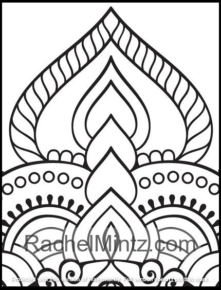Large print mandala