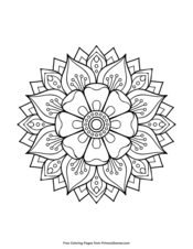 Mandala coloring pages â free printable pdf from