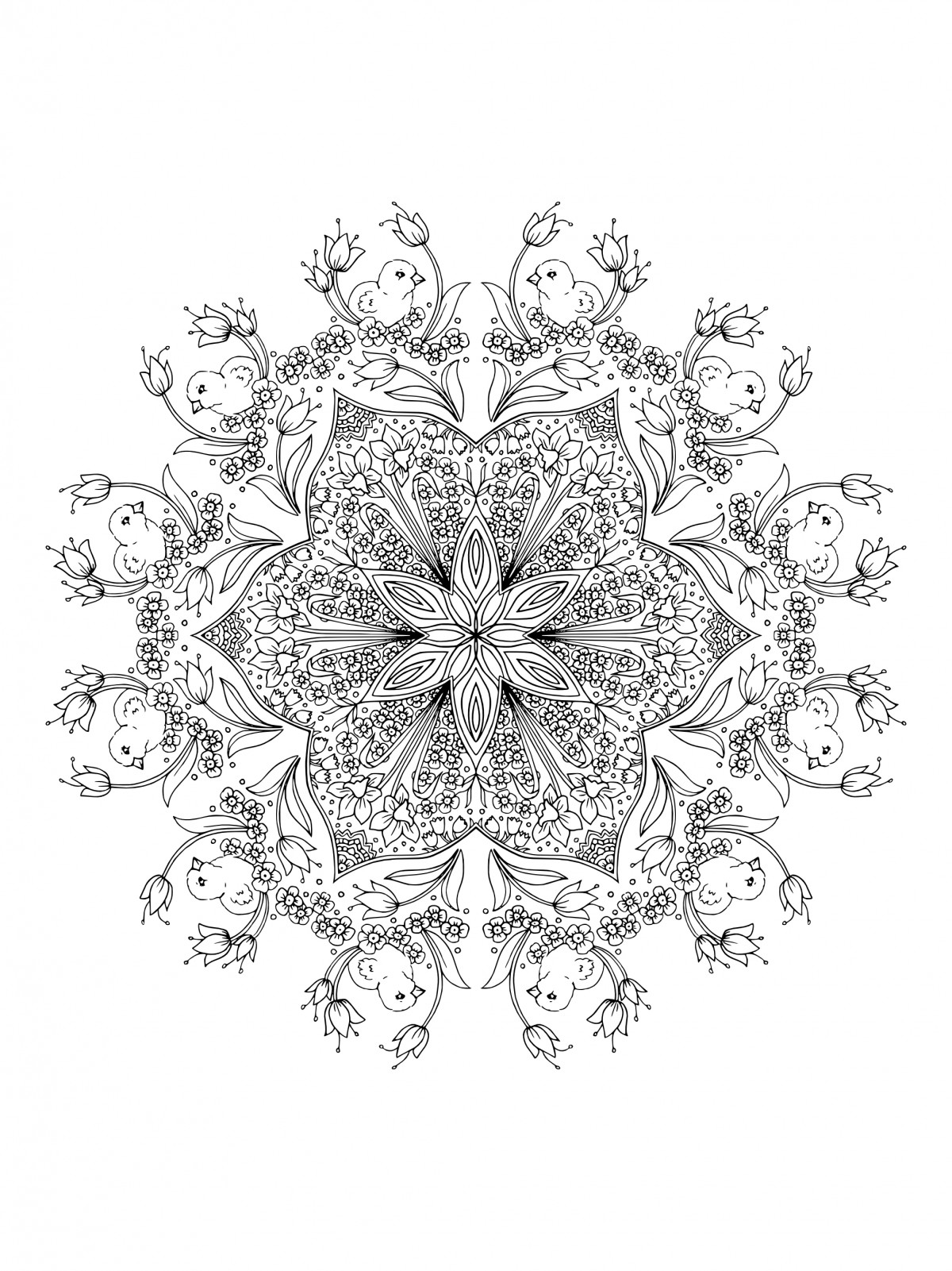 Free printable adult coloring pages