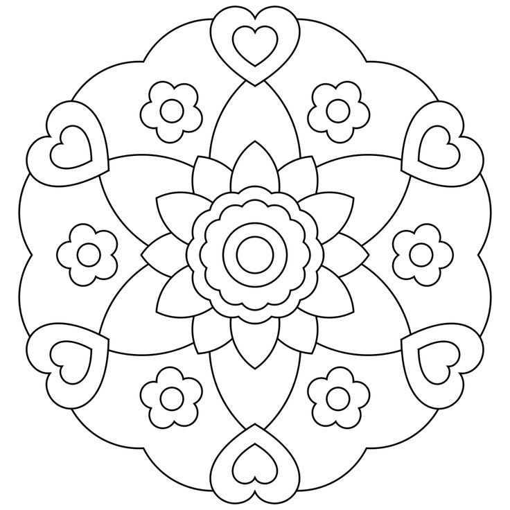 Free printable mandalas for kids