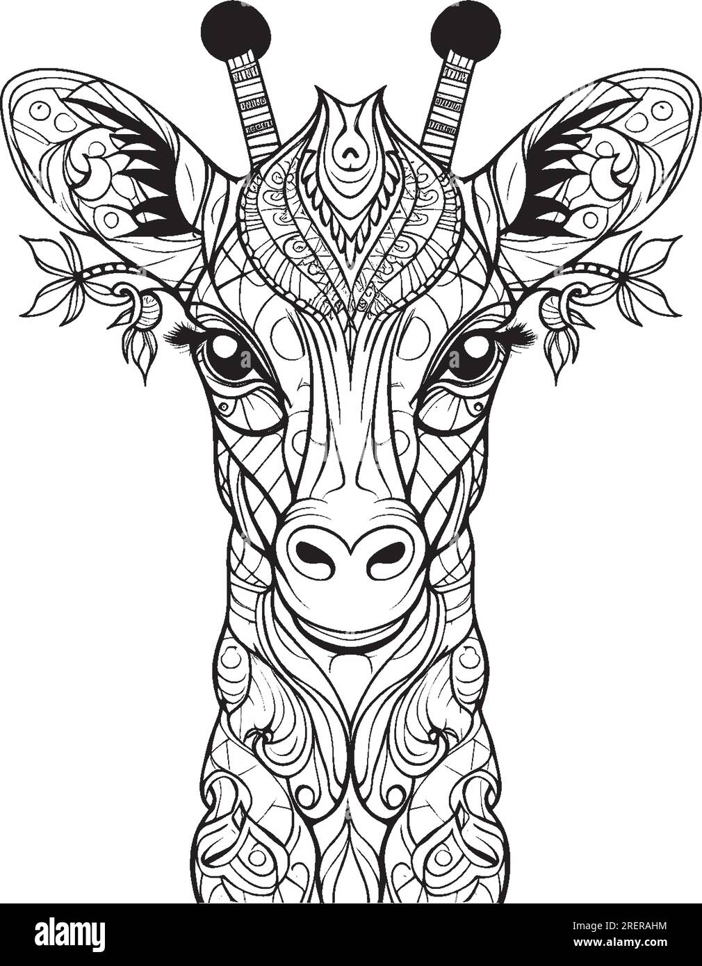 Mandala coloring pages for kids and adults stock vector image art