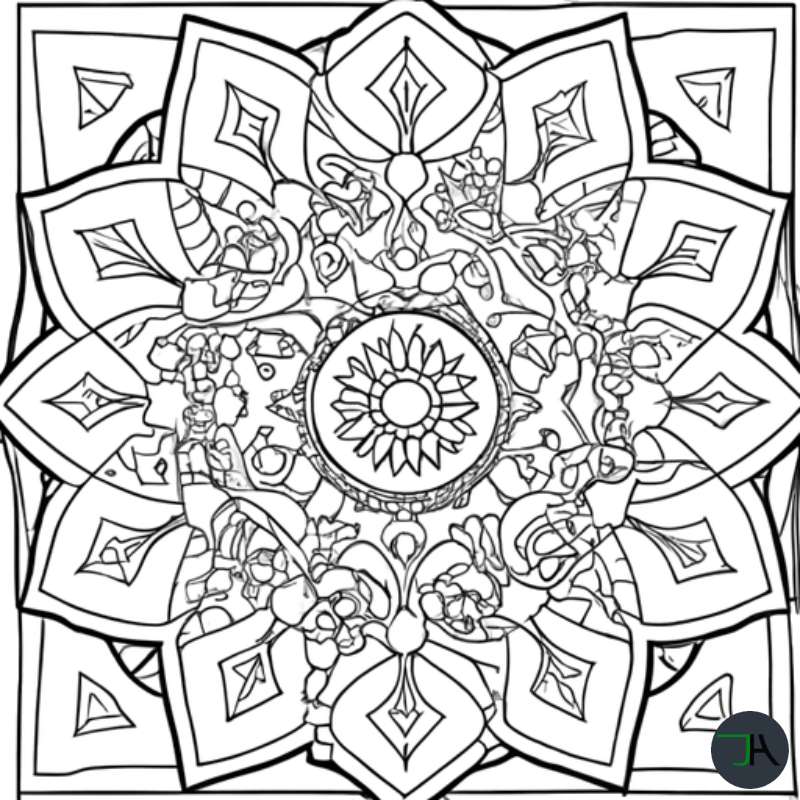 Coloring pages for adults and kids