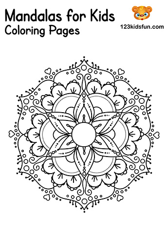 Free printable mandalas for kids