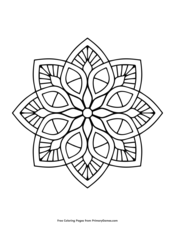 Mandala coloring pages â free printable pdf from
