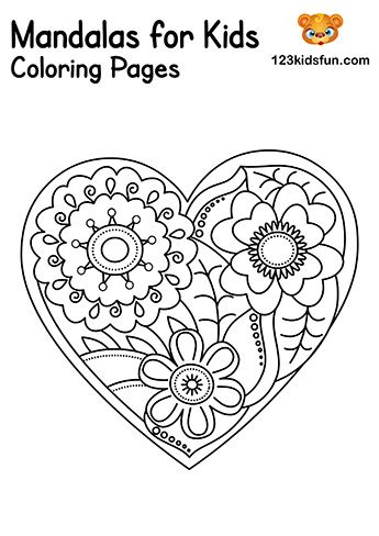 Free printable mandalas for kids