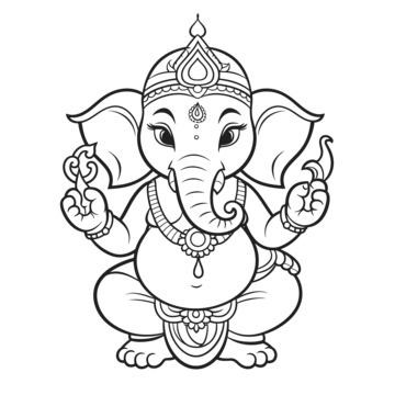 Lord ganesha drawing png transparent images free download vector files