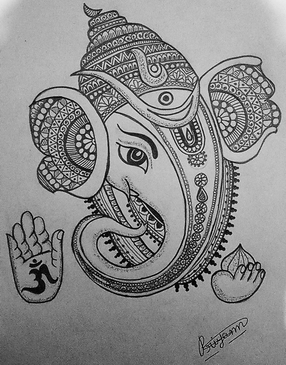 Lord ganesha with frae size a at rs piece in bhavnagar id