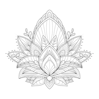 Lotus coloring images