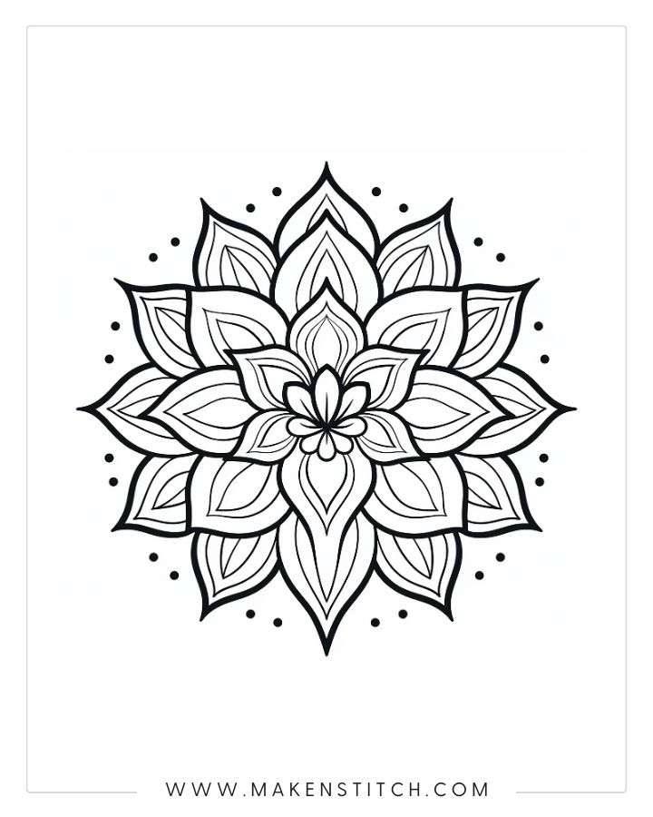 Free mandala coloring pages for kids and adults