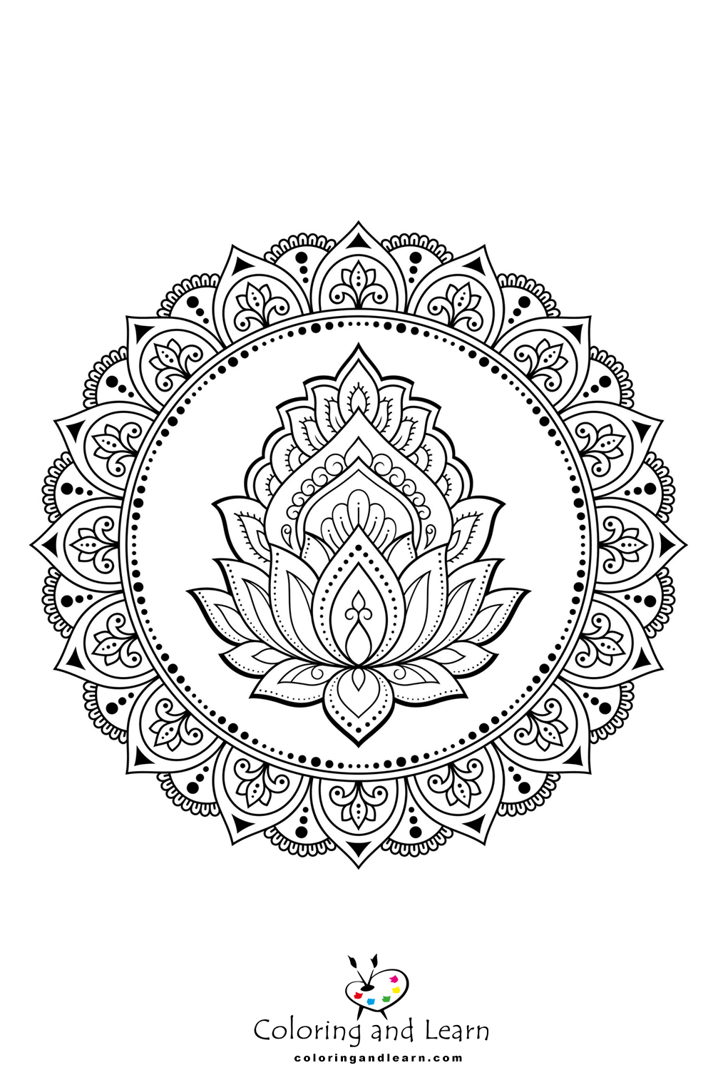 Mandala coloring pages