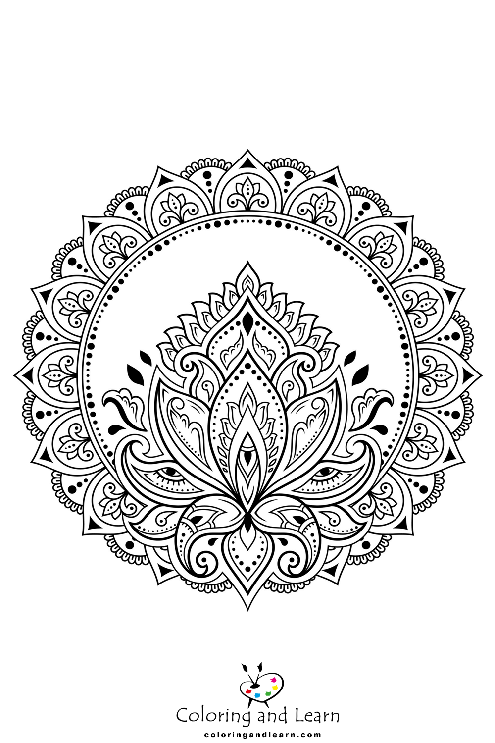 Mandala coloring pages