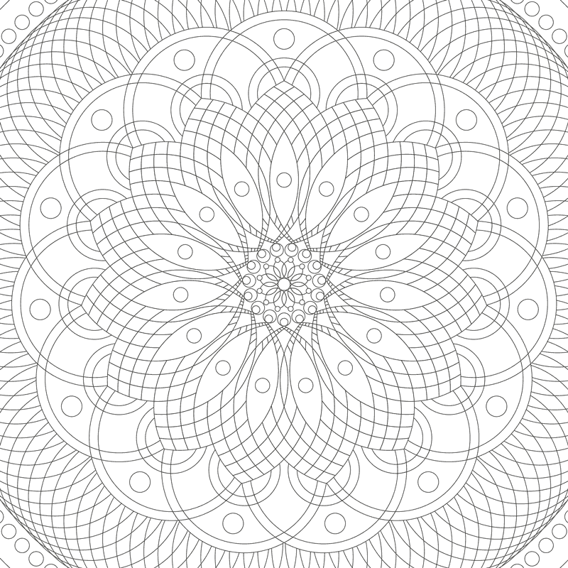 Mosaic mandala