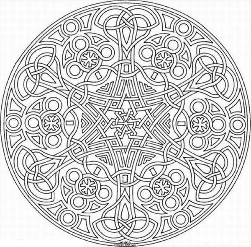 Get this free mosaic coloring pages to print