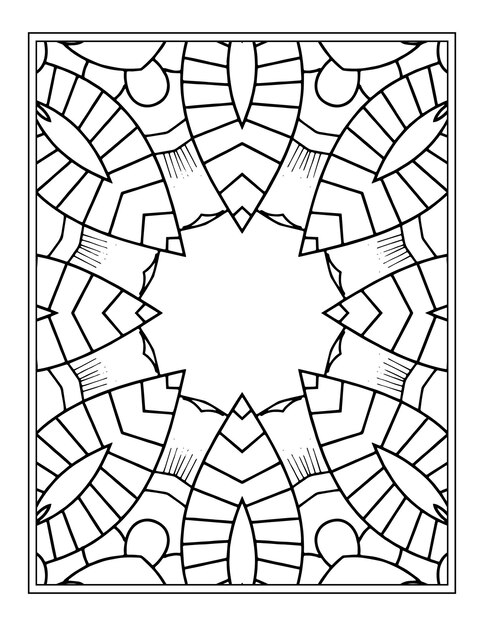 Premium vector mandala coloring book pages