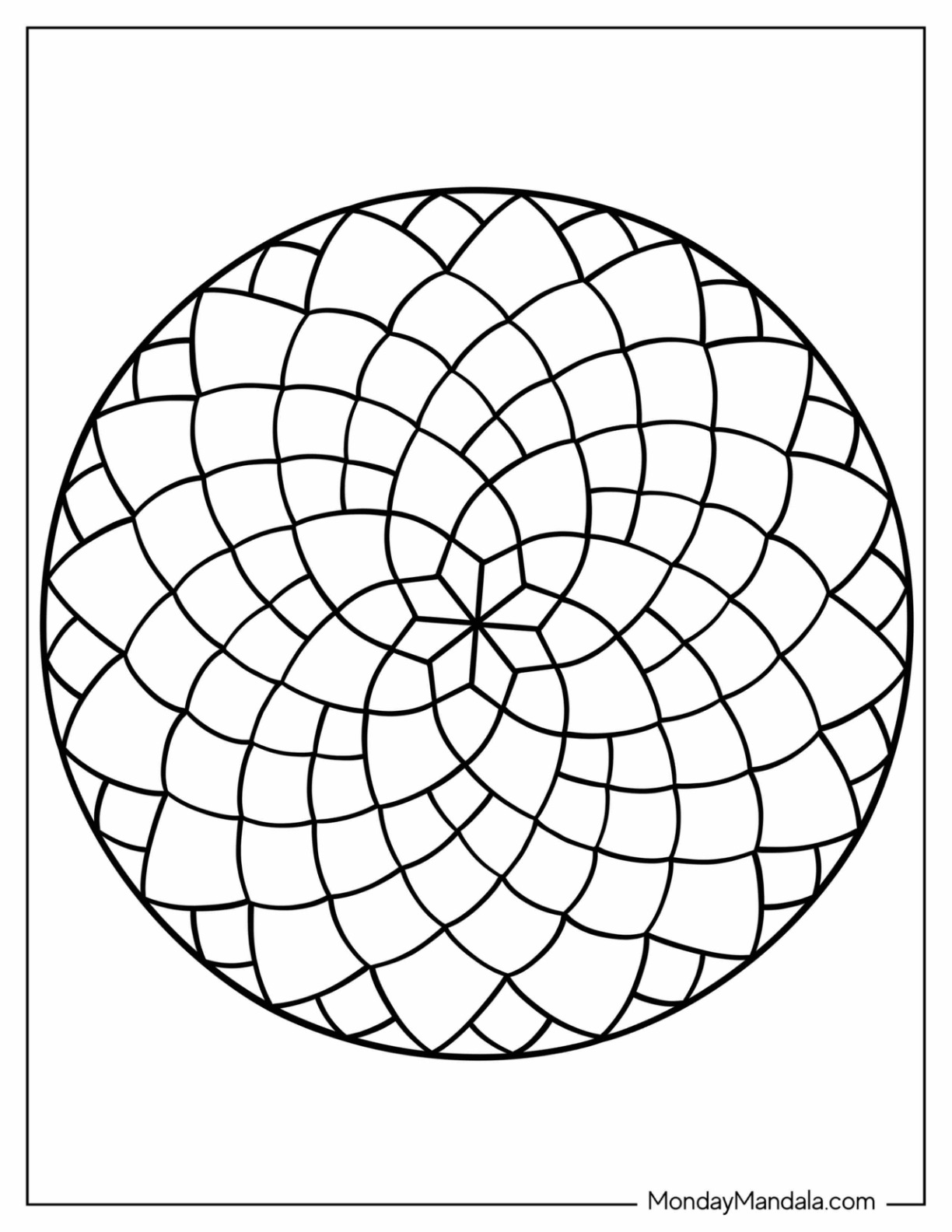 Mosaic coloring pages free pdf printables