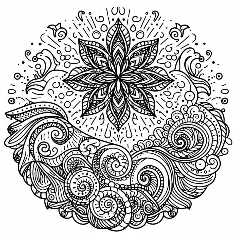 Mandala coloring pages