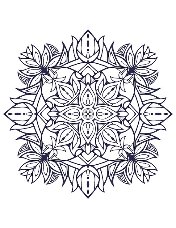 Buy printable coloring page mandala online in india