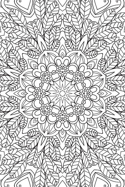 Mandala coloring stock photos pictures royalty