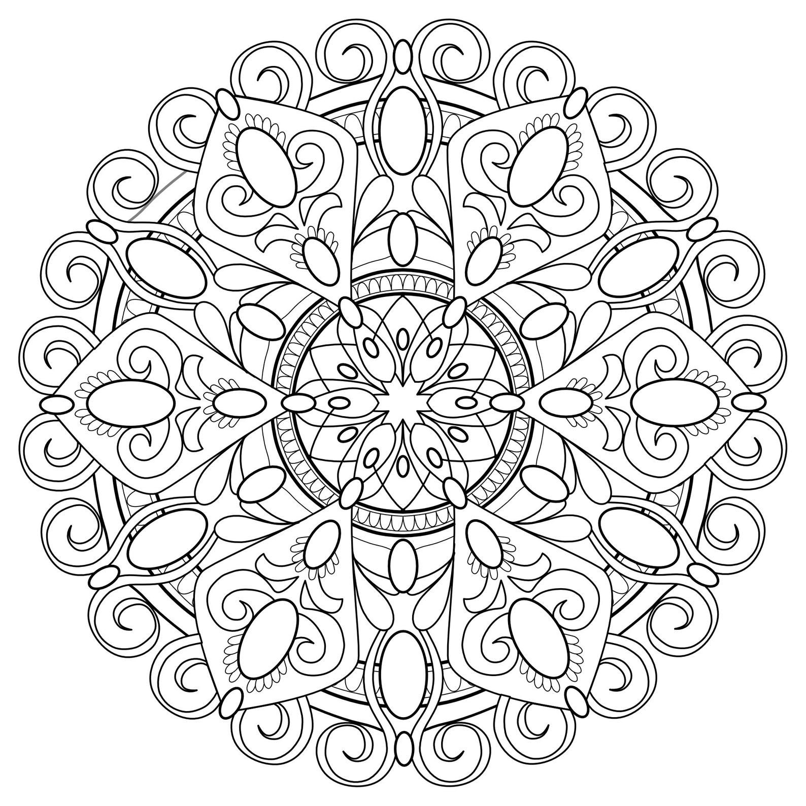 Mandala madness coloring book no printable pdf coloring pages instant download