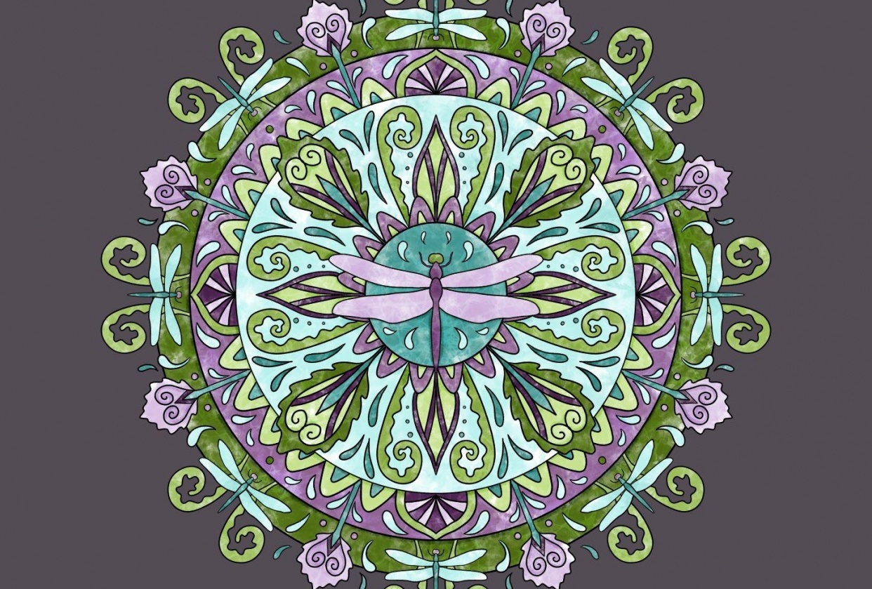 Mindful mandalas in procreate exploring color and geometric design laura lee griffin