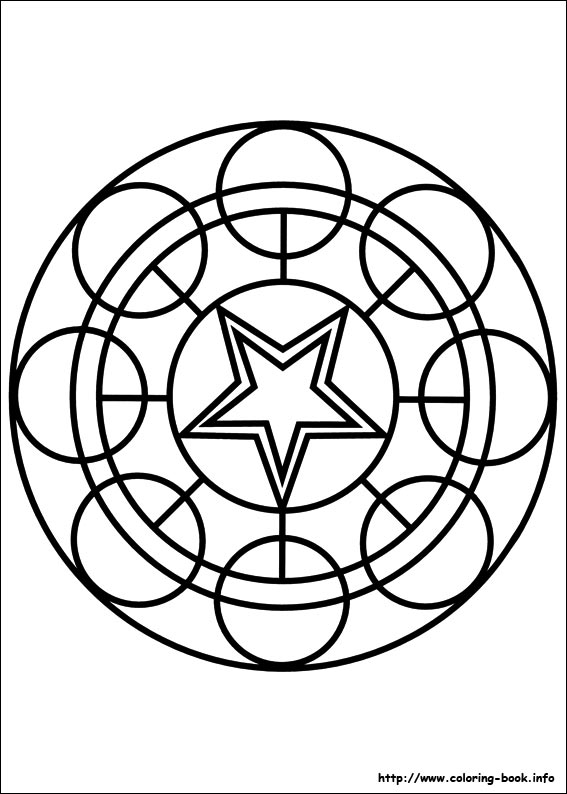 Mandalas coloring picture