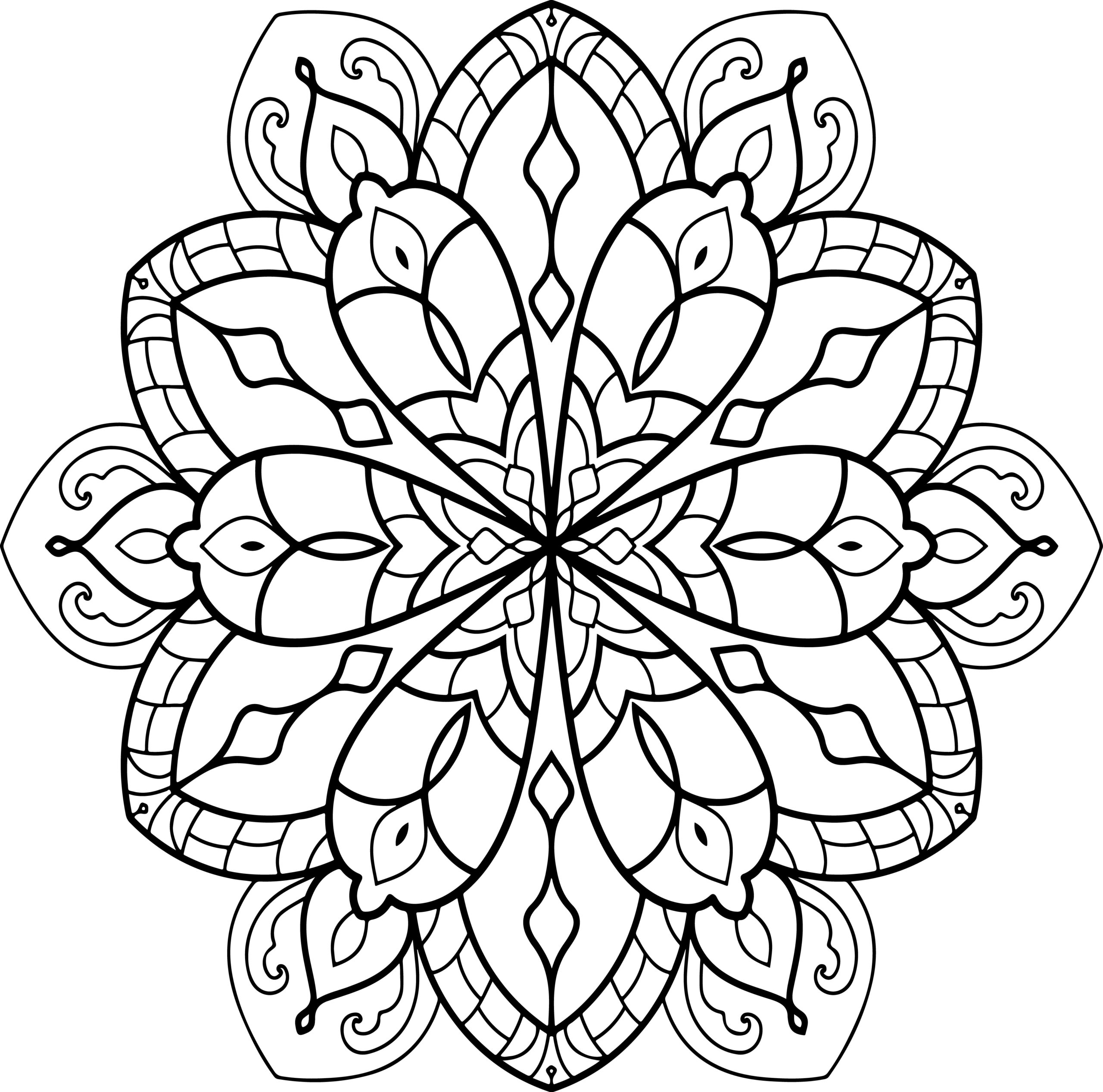Simple mandalas coloring book with easy and simple mandala patterns for kids made by teachers