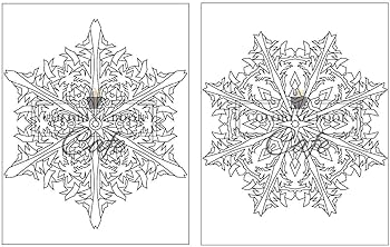 Winter mandalas coloring book an adult coloring book featuring beautiful snowflake and winter themed mandalas for stress relief and relaxation cafe coloring book cafe coloring book books