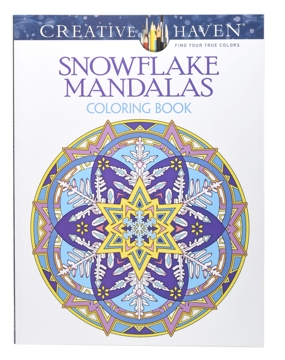 Snowflake mandalas coloring book â vermont snowflakes