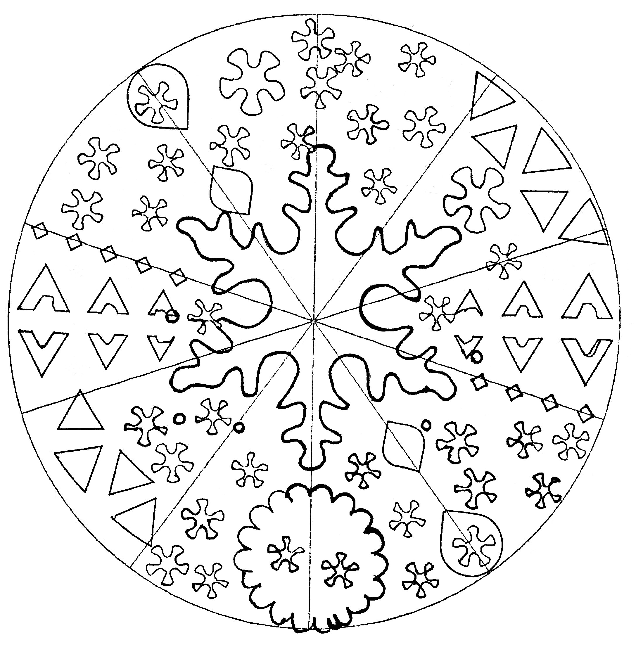 Abstract mandala