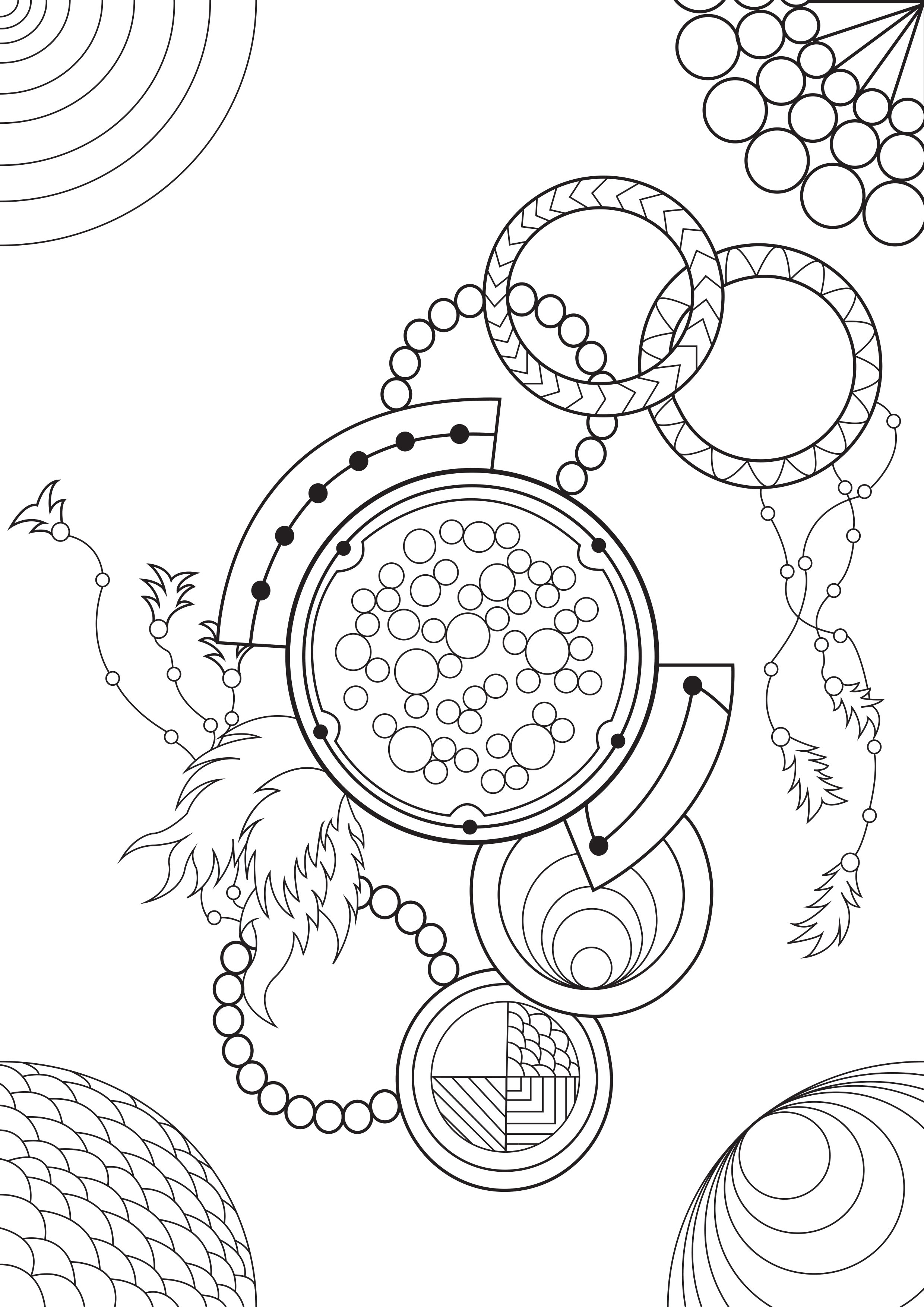 Mix between mandalas dreamcatcher