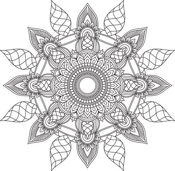 Mandala coloring pages adult coloring sheet printable coloring page grown up coloring printable art color anti