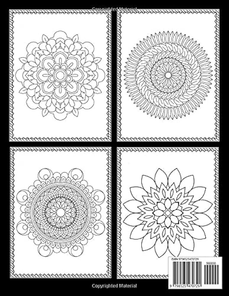 Mandalas adults coloring book stress relieving mandala art signs relaxation coloring pages coloring blue moon books