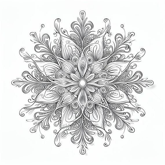 Pack stress relief coloring page seasons digital print filigree detailed mandala instant download set coloring pages for adults instant download