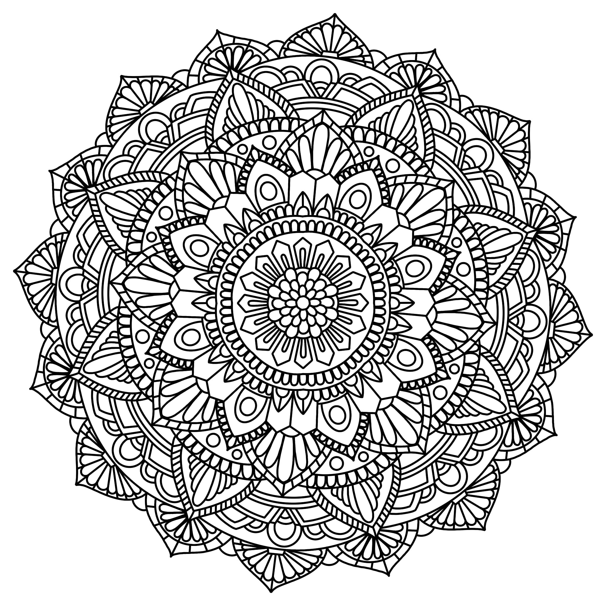 Design plex printable coloring mandala pages by woulstaincreado