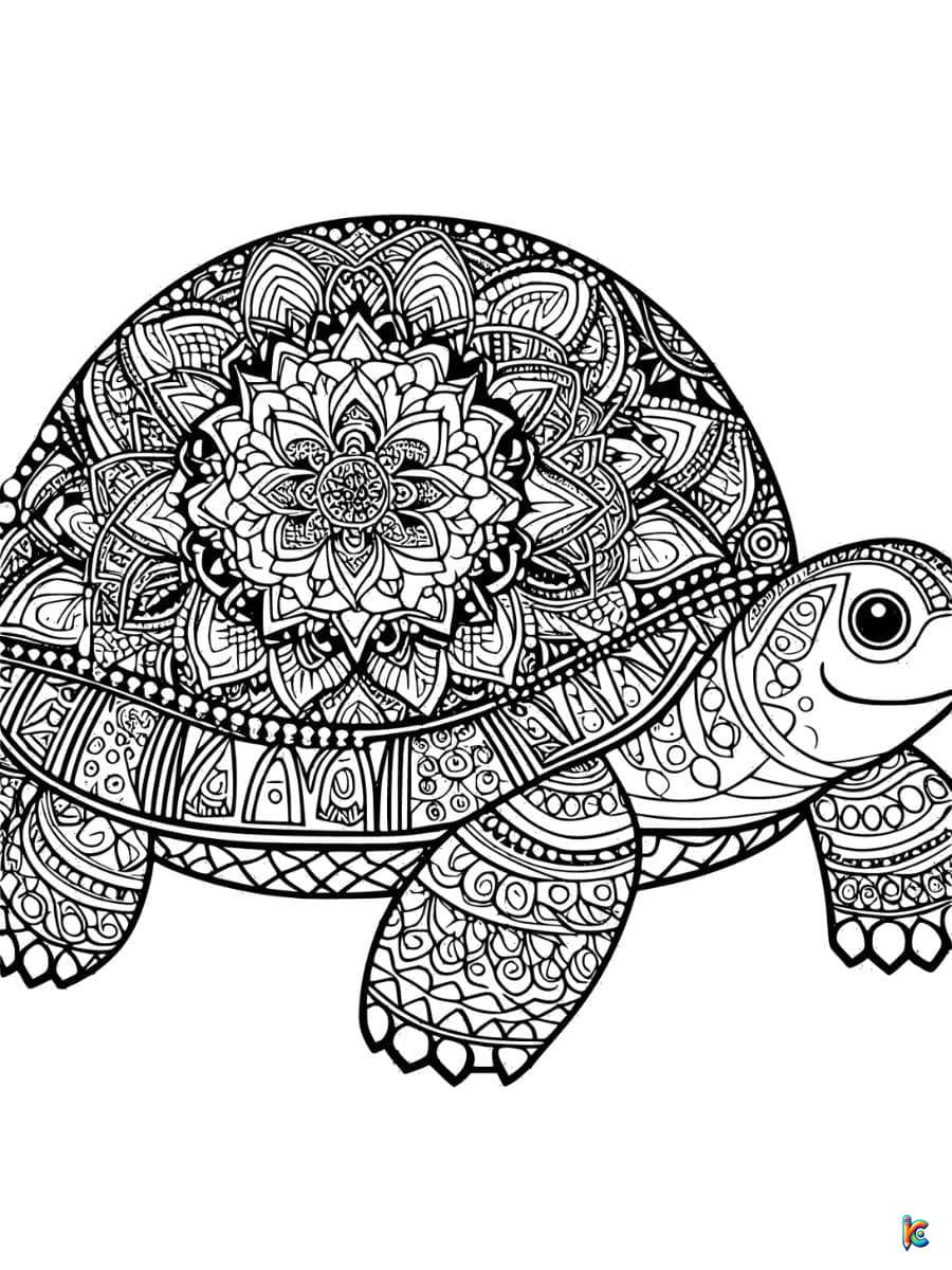 Turtle coloring pages â