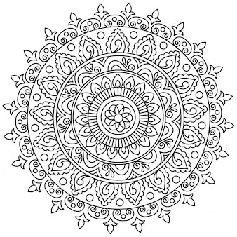 Mandala coloring pages images