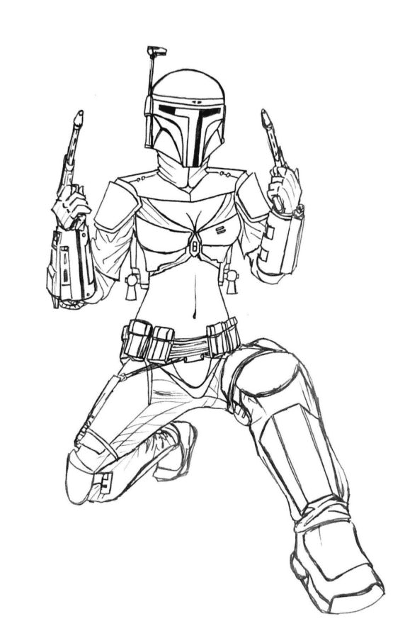 Mandalorian coloring pages printable for free download