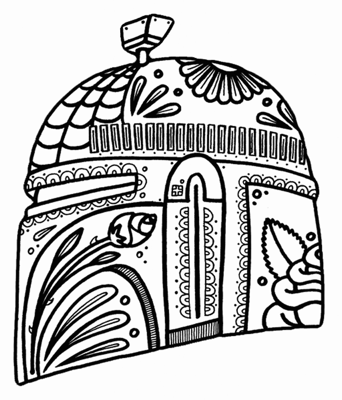 Boba fett coloring pages