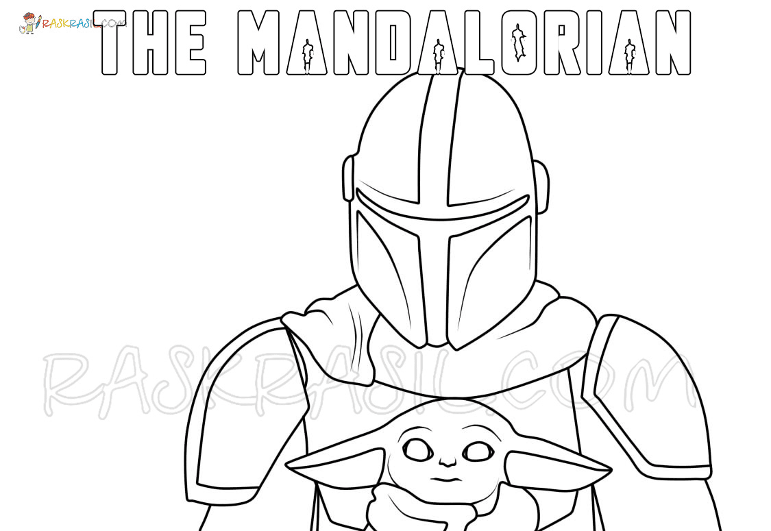 Mandalorian coloring pages