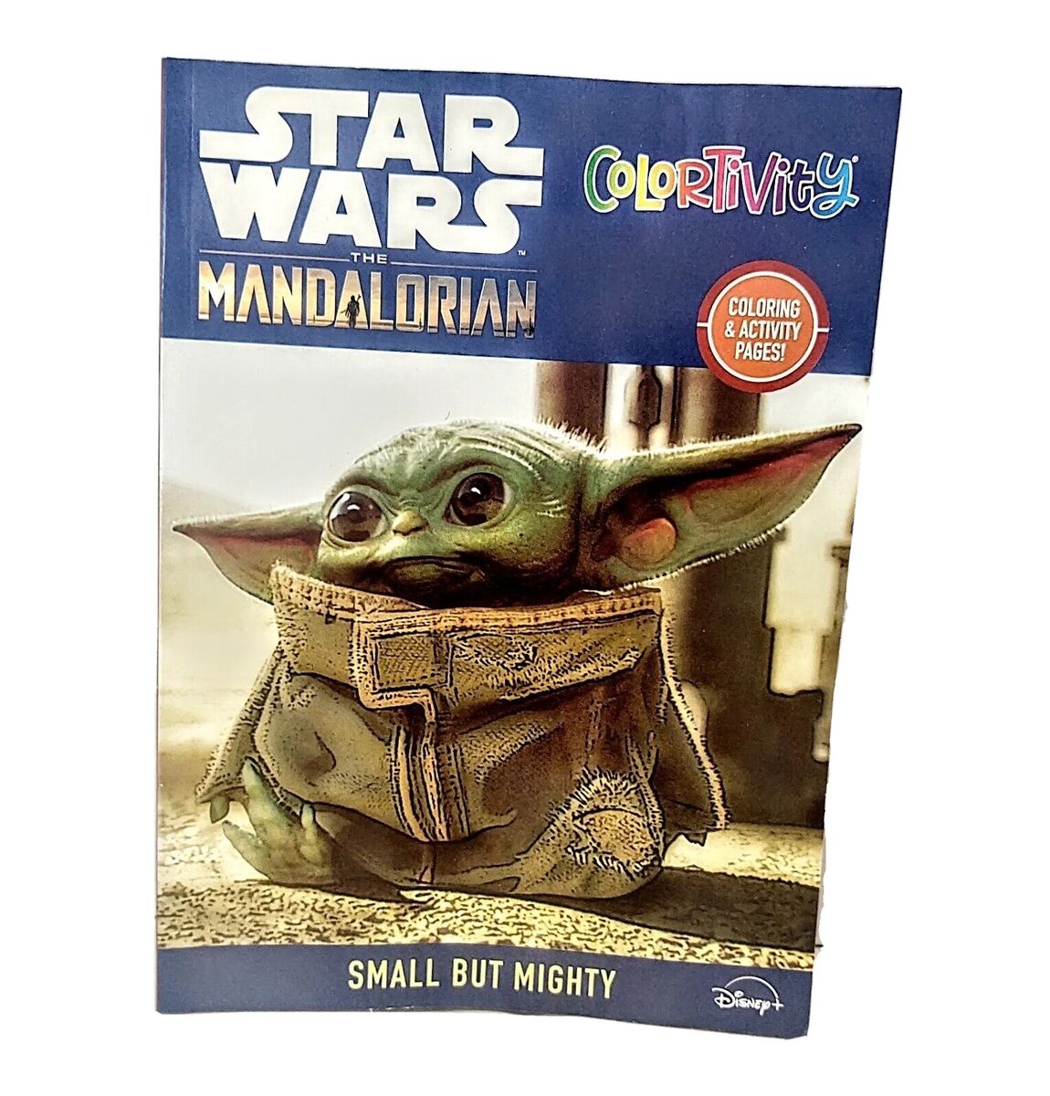 Star wars colortivity coloring book baby yoda mandalorian mando the child disney