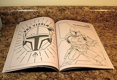 Star wars mandalorian baby yoda coloring activity books crayons tote the child for sale online