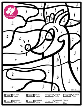 Christmas music worksheets coloring activities by sillyomusic tpt